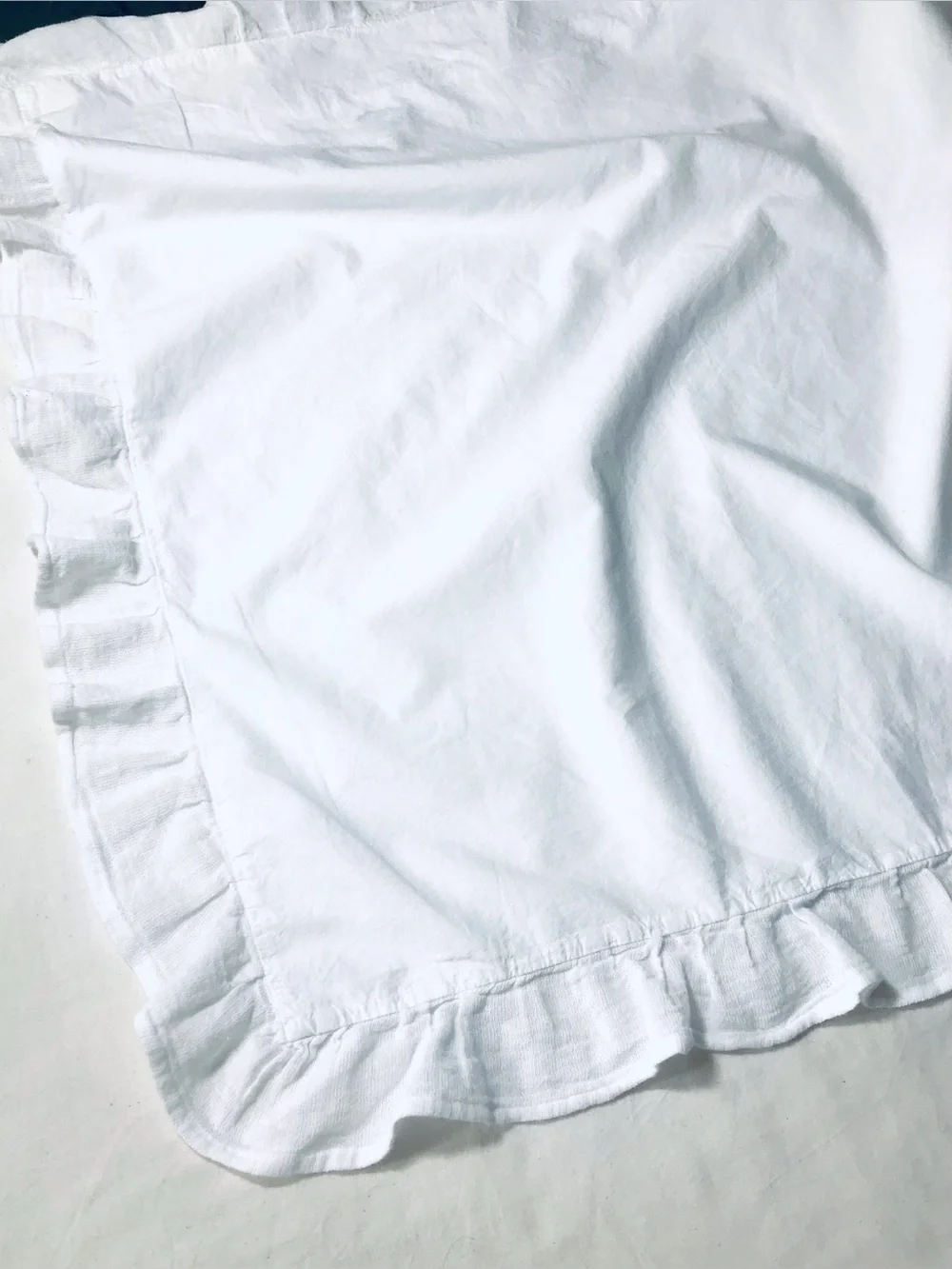 Piu Belle white cotton sham